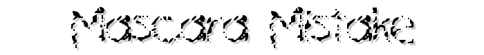 Mascara Mistake font